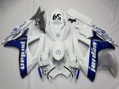 Blau Jordan 2006-2007 GSXR 600-750 Motorrad Verkleidung