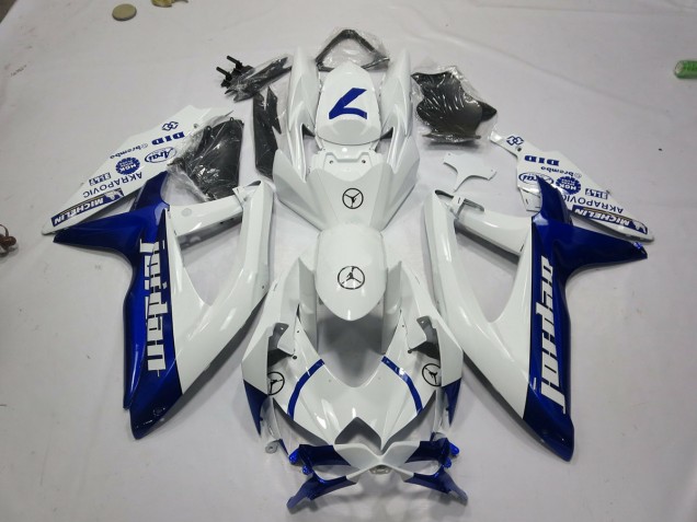 Blau Jordan 2008-2010 GSXR 600-750 Motorrad Verkleidung