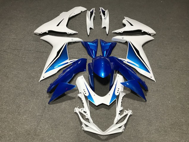 Blauweiß Kundenspezifisch 2011-2024 GSXR 600-750 Motorrad Verkleidung