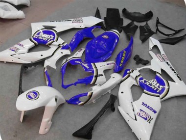 Blau Lucky Strike 2005-2006 GSXR 1000 Motorrad Verkleidung