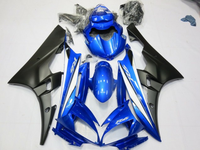 Blau Matt Schwarz 2006-2007 R6 Motorrad Verkleidung