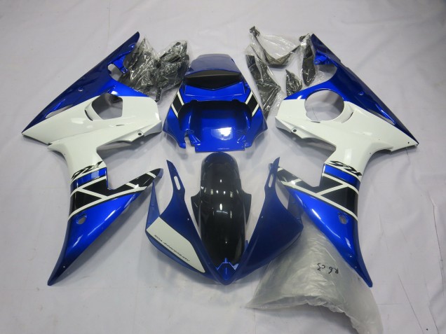 Blau Weiß OEM Stil 2003-2004 R6 Motorrad Verkleidung Blau Weiß OEM Stil 2003-2004 R6 Motorrad Verkleidung