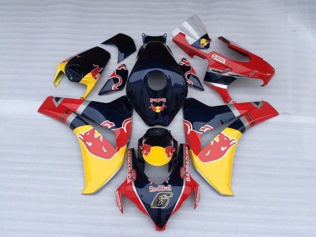 Blau Rot Bull 2008-2011 CBR1000RR Motorrad Verkleidung Blau Rot Bull 2008-2011 CBR1000RR Motorrad Verkleidung