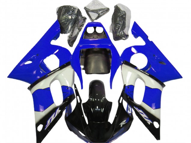 Blauweiß & Schwarz 1998-2002 R6 Motorrad Verkleidung