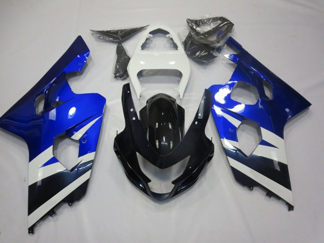 Blauweiß & Schwarz 2004-2005 GSXR 600-750 Motorrad Verkleidung
