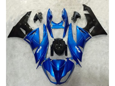 Blau & Schwarz Ninja 2009-2012 ZX6R Motorrad Verkleidung