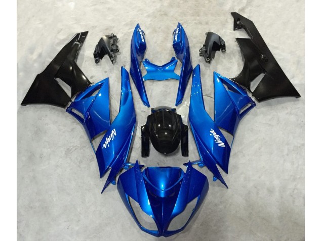 Blau & Schwarz Ninja 2009-2012 ZX6R Motorrad Verkleidung