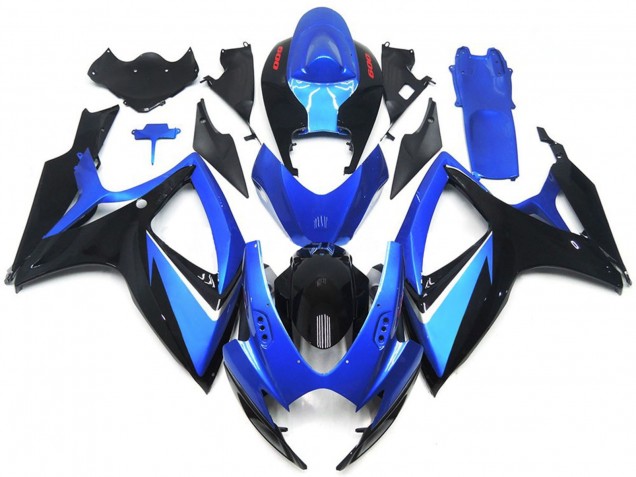 Blau & Schwarz Special 2006-2007 GSXR 600-750 Motorrad Verkleidung