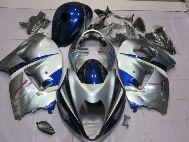Blau & Silber 1997-2007 GSXR 1300 Motorrad Verkleidung