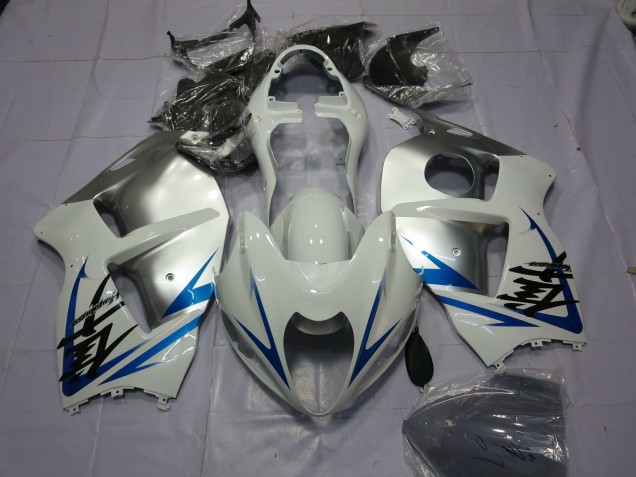 Blauweiß & Silber 1997-2007 GSXR 1300 Motorrad Verkleidung