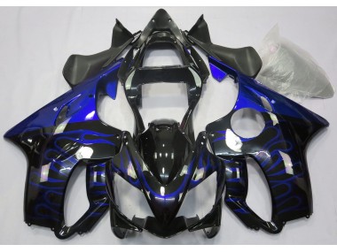 Blaue Flamme 2001-2003 CBR600 F4i Motorrad Verkleidung