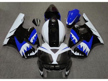 Blauer Hai 2002-2005 ZX12R Motorrad Verkleidung