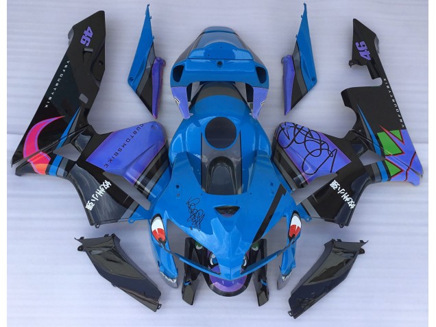 Blauer Hai 2005-2006 CBR600RR Motorrad Verkleidung