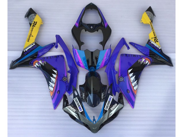 Blauer Hai 2007-2008 R1 Motorrad Verkleidung