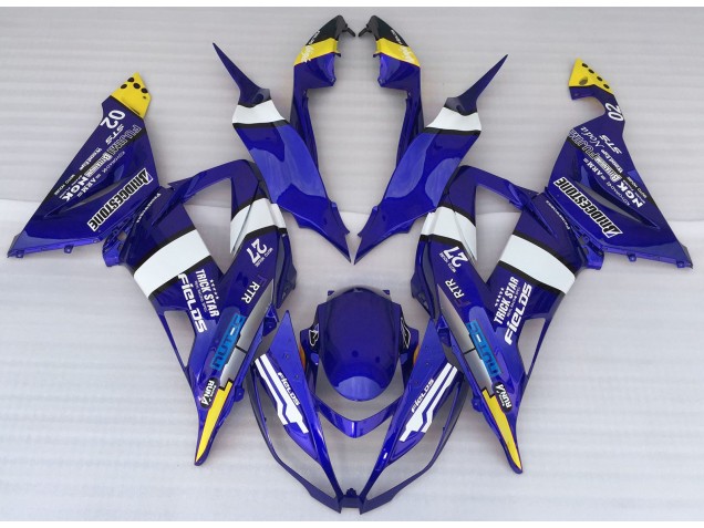 Blauer Stil 2013-2018 ZX6R Motorrad Verkleidung