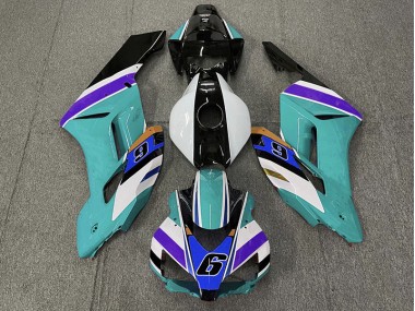 Blaugrün 6 2004-2005 CBR1000RR Motorrad Verkleidung
