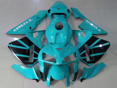 Blaugrün OEM Stil 2005-2006 CBR600RR Motorrad Verkleidung