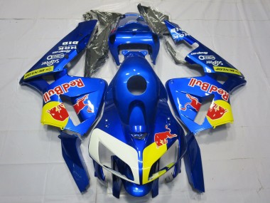 Blaurot Bull Stil 2005-2006 CBR600RR Motorrad Verkleidung