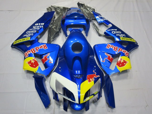 Blaurot Bull Stil 2005-2006 CBR600RR Motorrad Verkleidung Blaurot Bull Stil 2005-2006 CBR600RR Motorrad Verkleidung
