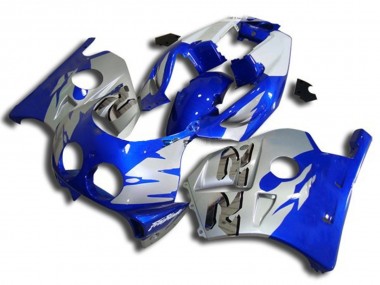 Blausilber & Weiß 1990-1998 CBR250RR Motorrad Verkleidung