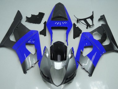 Blausilber & Schwarz 2003-2004 GSXR 1000 Motorrad Verkleidung