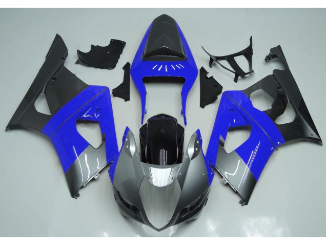 Blausilber & Schwarz 2003-2004 GSXR 1000 Motorrad Verkleidung