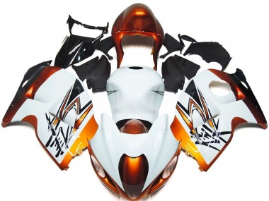 Bronze & Weiß 1997-2007 GSXR 1300 Motorrad Verkleidung