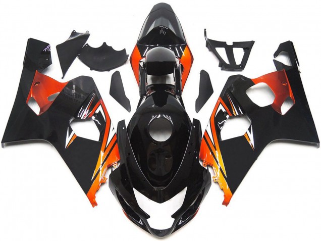 Bronze Orange OEM Stil Benutzerdefiniert 2004-2005 GSXR 600-750 Motorrad Verkleidung