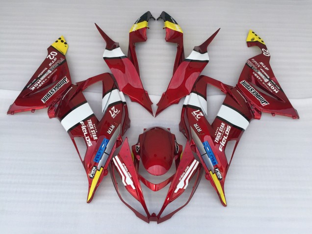 Candy Apple 2013-2018 ZX6R Motorrad Verkleidung