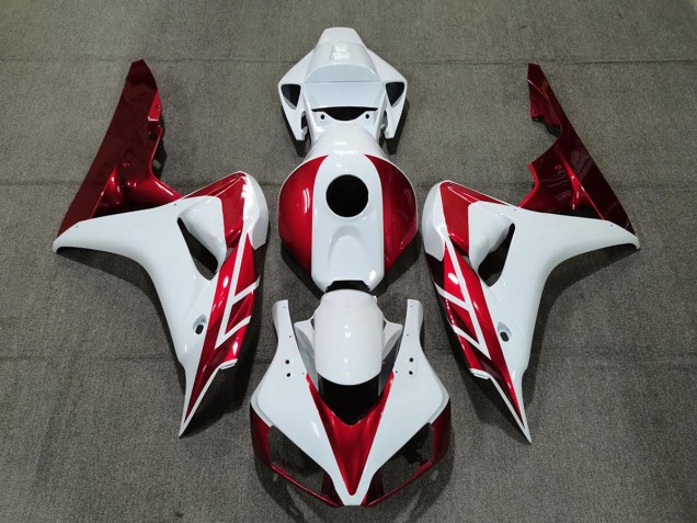 Candy Red & Weiß 2006-2007 CBR1000RR Motorrad Verkleidung
