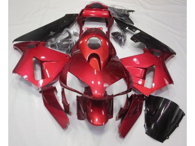 Candy Red Plain 2003-2004 CBR600RR Motorrad Verkleidung