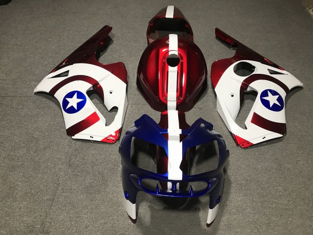 Captain America 2002-2005 ZX12R Motorrad Verkleidung