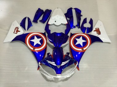 Captain America 2009-2011 R1 Motorrad Verkleidung