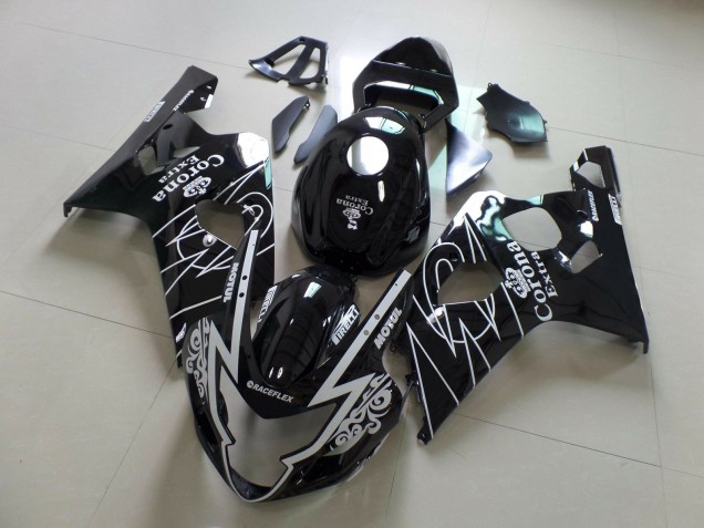 Corona Schwarz 2004-2005 GSXR 600-750 Motorrad Verkleidung