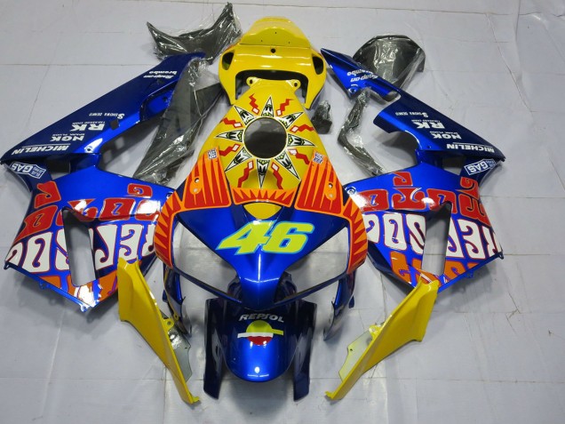 Custom Blau Rossi 2005-2006 CBR600RR Motorrad Verkleidung