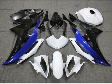 Custom Blau Schwarz & Weiß 2008-2016 R6 Motorrad Verkleidung