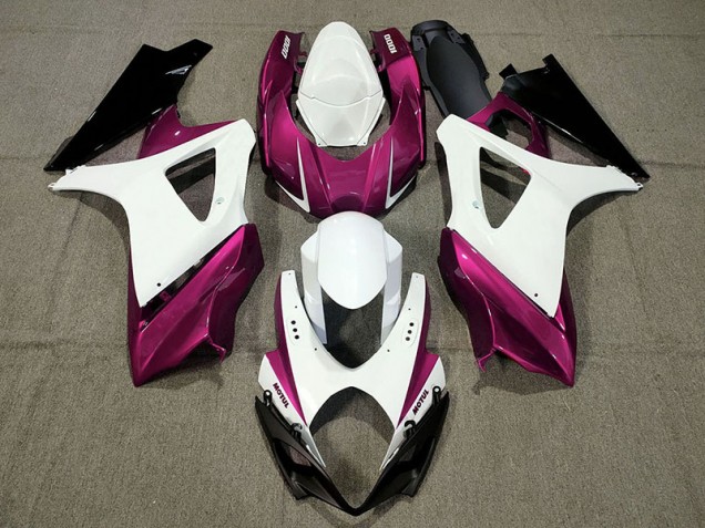 Custom Design Pink 2007-2008 GSXR 1000 Motorrad Verkleidung