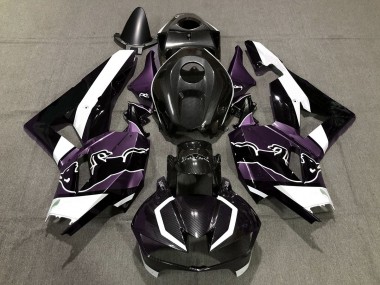 Custom Lila Carbonfaser Bull 2013-2023 CBR600RR Motorrad Verkleidung