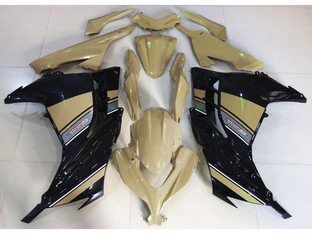 Desert Tan & Schwarz 2013-2018 Ninja 300 Motorrad Verkleidung