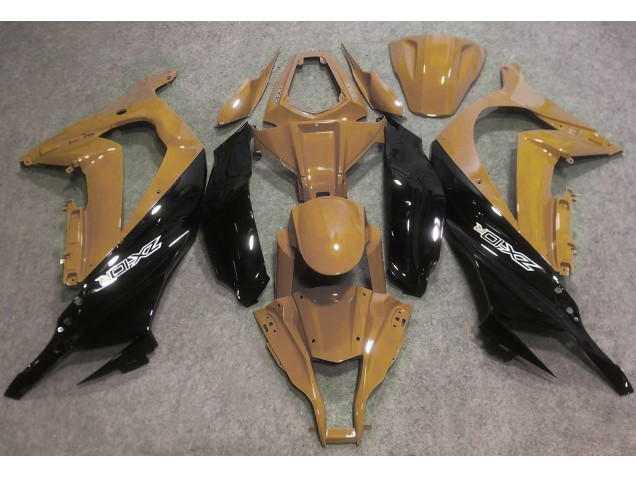 Desert Tan & Schwarz 2016-2019 ZX10R Motorrad Verkleidung