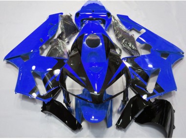 Design In Glänzendem Blau & Schwarz 2005-2006 CBR600RR Motorrad Verkleidung