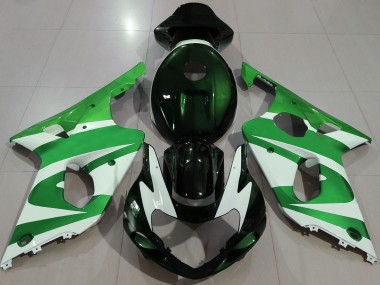 Dunkelgrün 2000-2002 GSXR 1000 Motorrad Verkleidung
