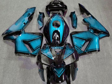 Dunkelhellblau 2005-2006 CBR600RR Motorrad Verkleidung
