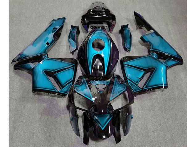 Dunkelhellblau 2005-2006 CBR600RR Motorrad Verkleidung