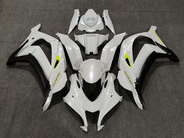 Dunkelperlweiß 2016-2019 ZX10R Motorrad Verkleidung