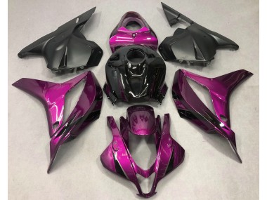 Dunkelrosa Mit Schwarz 2009-2012 CBR600RR Motorrad Verkleidung