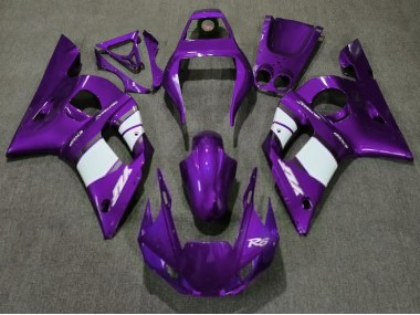 Dunkelviolett & Weiß 1998-2002 R6 Motorrad Verkleidung