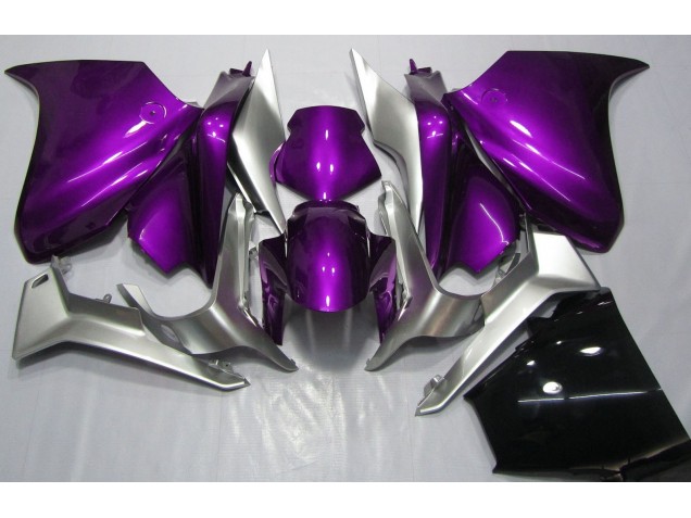 Dunkelviolett & Silber 2010-2013 VFR1200 Motorrad Verkleidung
