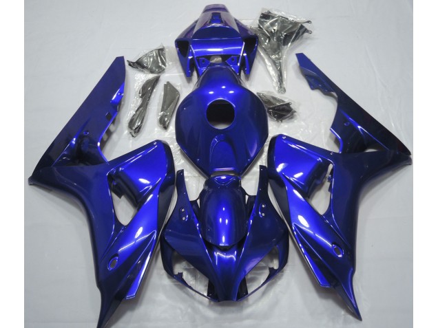 Einfarbig Blau 2006-2007 CBR1000RR Motorrad Verkleidung