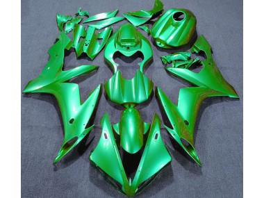 Einfarbig Grün 2004-2006 R1 Motorrad Verkleidung
